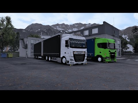 ETS 2 1.45 ProMods 2.62 Convoy Multiplayer with mods DAF XF 460/SCANIA S410(Innsbruck 🇦🇹-München 🇩🇪)