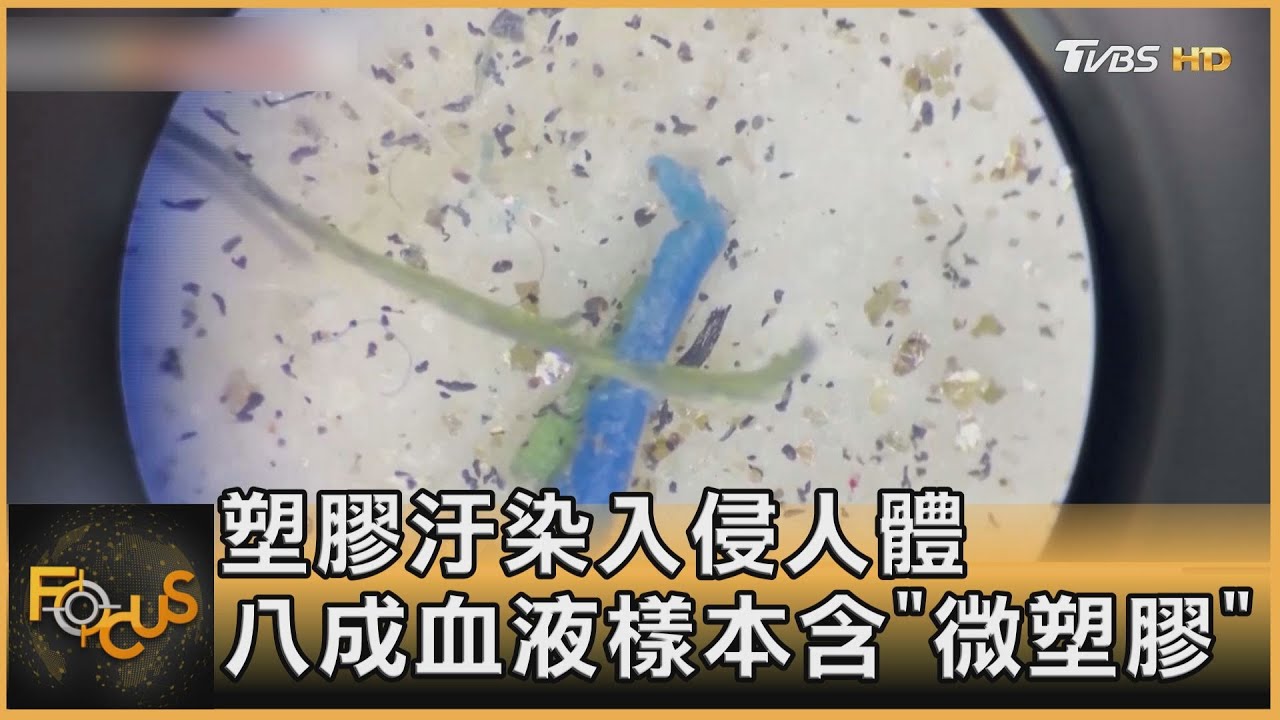 塑膠汙染入侵人體　八成血液樣本含「微塑膠」