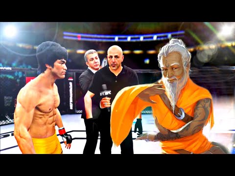 Bruce Lee vs Old Shaolin Monk ( EA Sports UFC 4 ) wwe mma