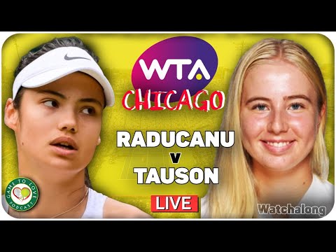 RADUCANU vs TAUSON | Chicago Challenger Final 2021 | LIVE GTL Tennis Watchalong