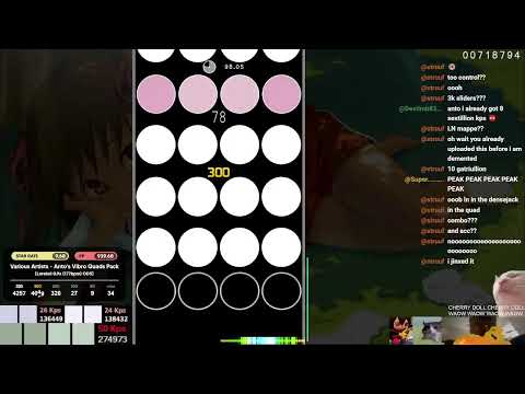 playing the osu cuz i'm trying to get 1 billion kps