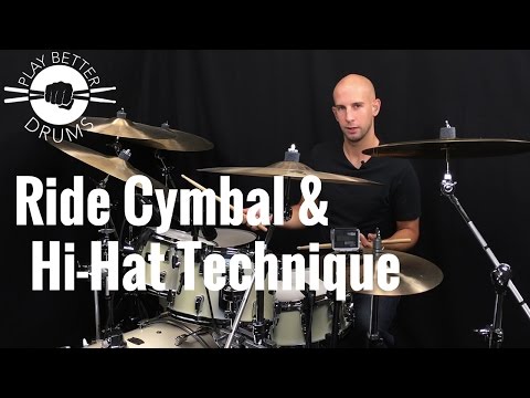 Ride & Hi-Hat Technique /// Play Better Drums w/ Louie Palmer