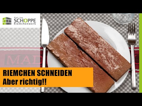 Riemchen schneiden - aber richtig! - Ein Kurztutorial von Riemchenwerk