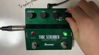 Video thumbnail for 9 vs 18volt? Ibanez TS808DX Tube Screamer Overdrive Pedal w/ Strat & Valvestate CLN Ch. (no talking) by Oburigato