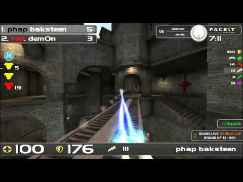 FACEIT - QUAKE LIVE SPRING SEASON CUP 8 (ROUND OF 16: baksteen vs. dem0n)