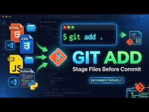 Git Add Command Explained Stage Files Before Commit Git Tutorial For Beginners