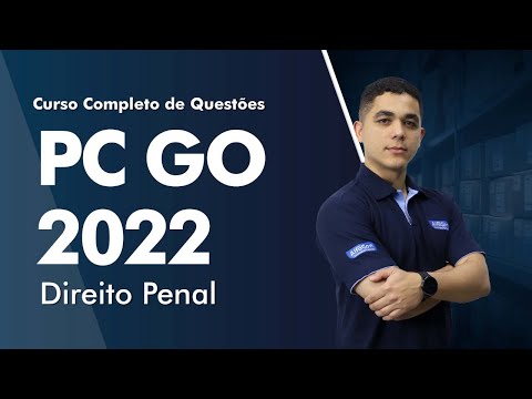 Curso Completo de Questões PC GO 2022 - Direito Penal - AlfaCon