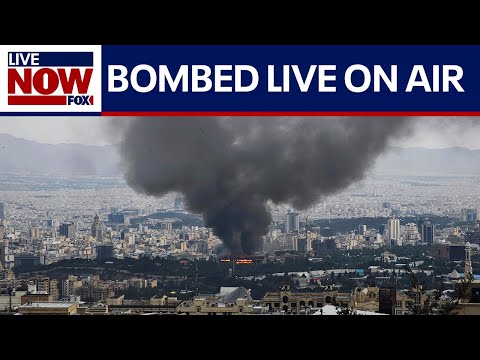 Video | Israel strikes Iran's state TV during live broadcast