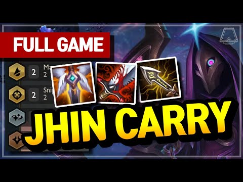 Jhin Carry (Celestial Sniper Comp) - Teamfight Tactics Full Game | TFT Galaxies