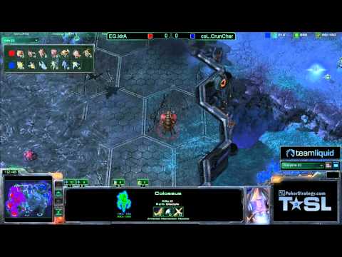 Game 1 - EG.IdrA vs coL.CrunCher - TSL3 Ro32 Match 13