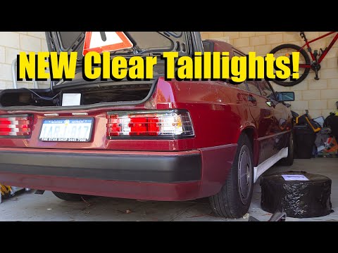 Mercedes Benz 190E Upgraded Tail lights!