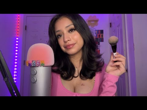 ASMR trigger assortment ˙⋆✮ | whispers, tapping, mouth sounds, mic brushing 