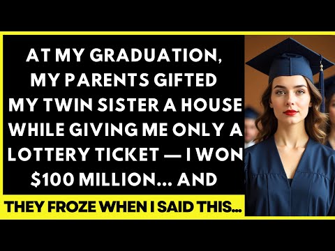 At My Graduation, My Parents Gifted My Twin Sister A House While Giving Me Only A Lottery Ticket...
