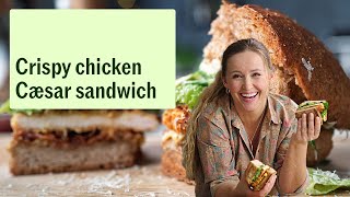Video Block - Crispy chicken cæsar sandwich