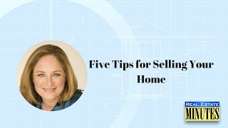 Five Tips for Selling Your Home