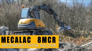 Szárzúzó, mulcsozó forgókotró gépekhez 120 cm (Pl. - JCB,  Mecalac kotrókhoz) / X-Vator 1200