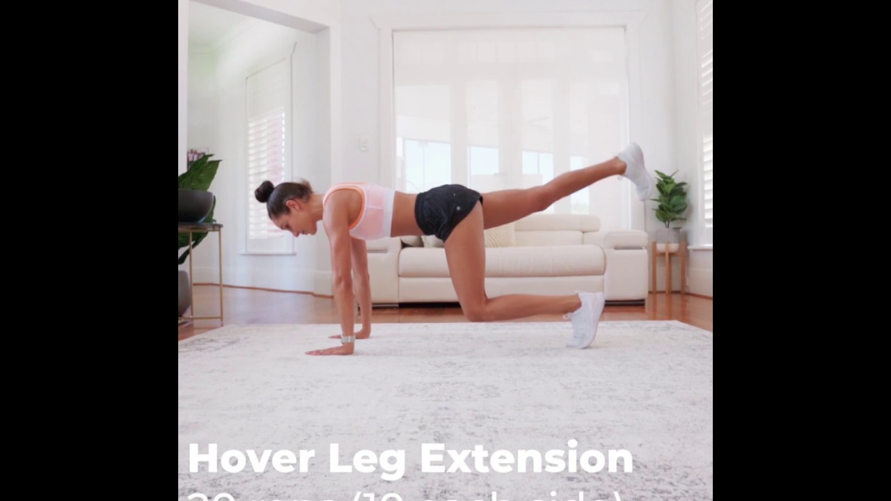 At-Home BBG Workout For Beginners (No Equipment) - YouTube
