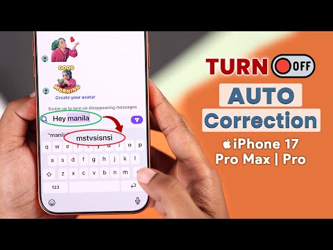 How to Turn OFF Auto Correction on iPhone 17 [Disable Predictive Text]