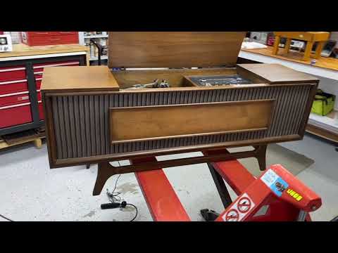 Restoring a GE Kubrick Stereo Console with Porta-Fi, Model 522g