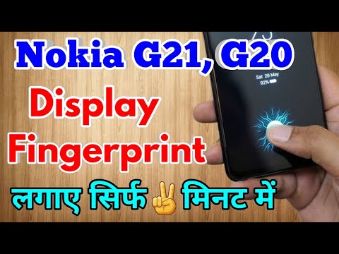 how to display fingerprint lock nokia g21 | nokia g21 display fingerprint lock