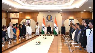 14.08.2026: लोकभवन येथे लोकायुक्त संस्थेच्या सदस्यांचा शपथविधी संपन्न