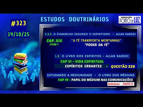 #323 ESTUDOS DOUTRINÁRIOS em 14/10/25