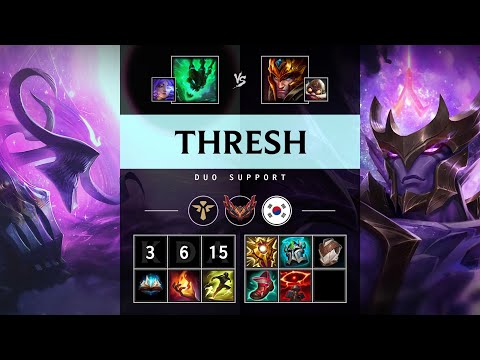 Thresh Support vs Jarvan IV - KR Grandmaster Patch 25.21