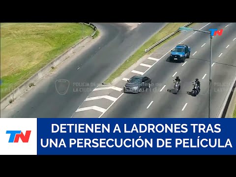 En una persecución de película la Policía de la Ciudad detuvo a un grupo de ladrones de autos