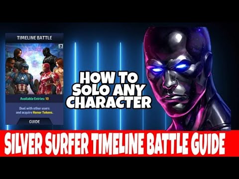 Timeline battle Tips for Silver Surfer - marvel future fight
