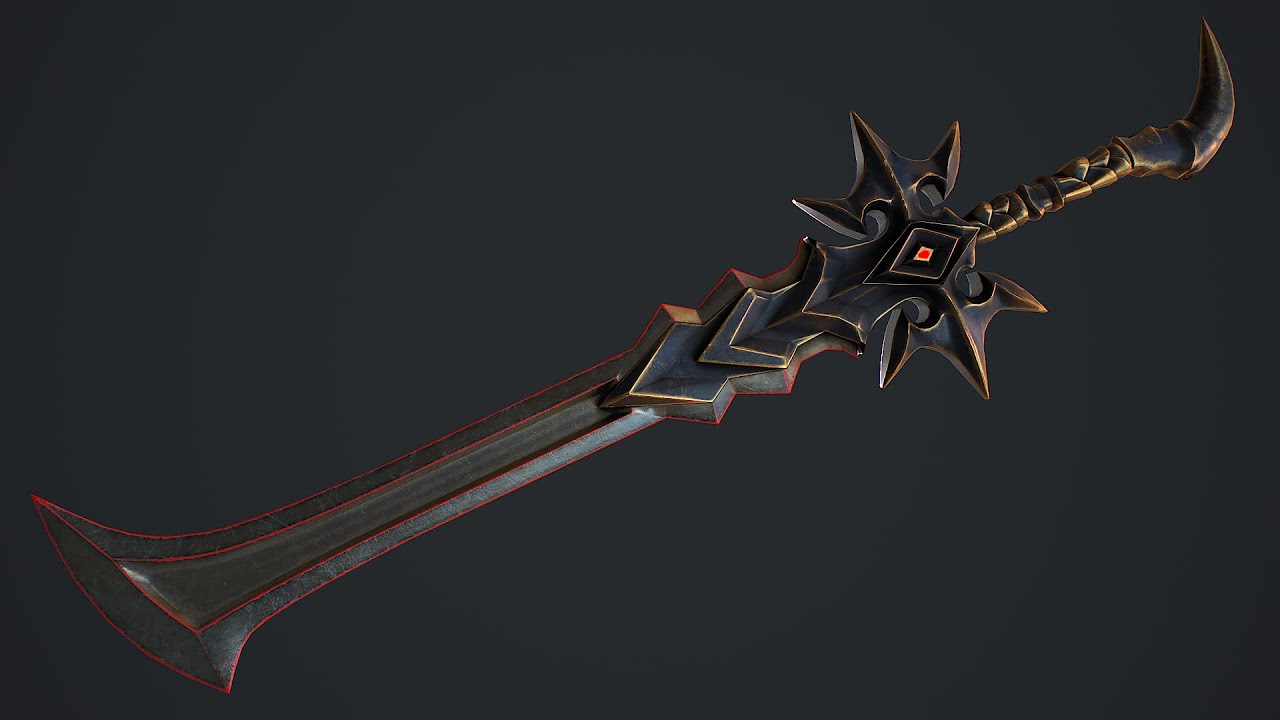 Fantasy Sword 5 3D Model