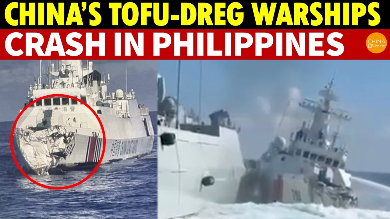 Chinese Coast Guard Collides with Own Warship in Philippines, Head Explodes! Military in Chaos