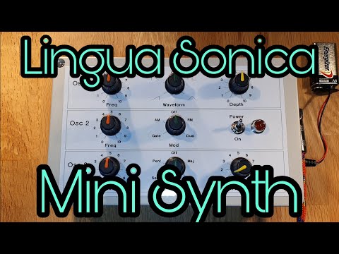 Lingua Sonica Mini Synth: initial meanderings
