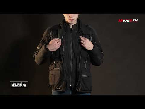 Bunda na motorku Rebelhorn Patrol černá