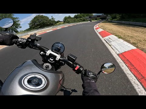 Triumph Trident 660 full POV lap of the Nürburgring