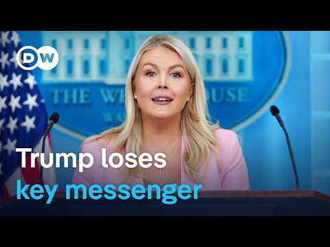 Karoline Leavitt to quit as White House press secretary | DW News