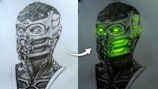 Adding Glow Effect in Photoshop - Sketch Glow Effect