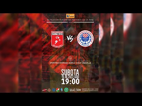 ŽRK Sloga - HŽRK Zrinjski | sezona 2022/2023