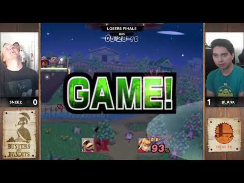 Busters & Bandits 10 - Losers Finals ft. Sneez (Diddy) VS Blank (Zero Suit Samus)