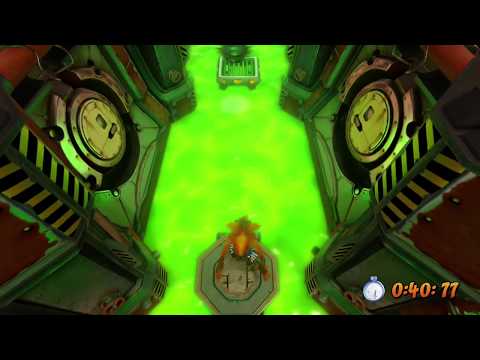 Crash Bandicoot 1 PS4 Remake 100% Walkthrough (N Sane Trilogy) - Cortex Power Time Trial - Part 28