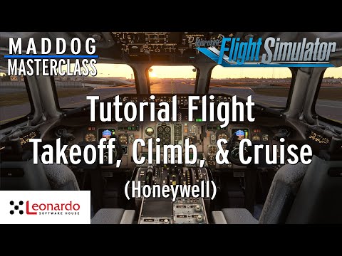 MD-82 Maddog Masterclass Part 6.2: Tutorial Flight (Honeywell) Takeoff, Climb, & Cruise | MSFS