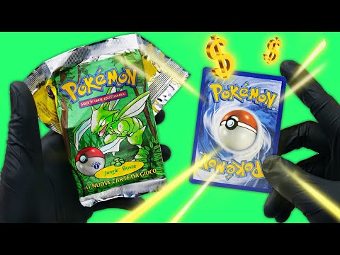 APRO 3 BUSTINE POKEMON JUNGLE PRIMA EDIZIONE COSTOSISSIME E INTROVABILI!