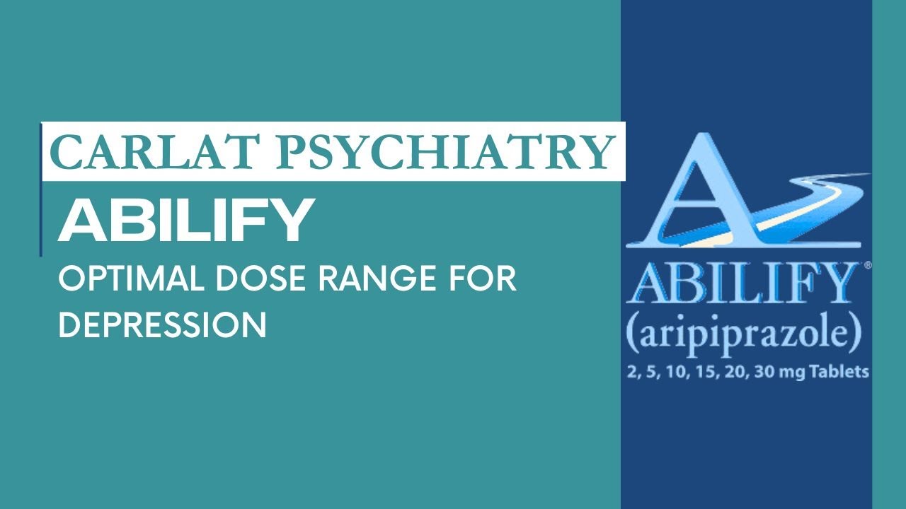 Optimal Abilify Dose for Depression (MDD Augmentation with Aripiprazole)