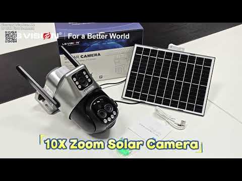 LS VISION 6K 10XZoom 4G Sim Solar Camera Review Aliexpress