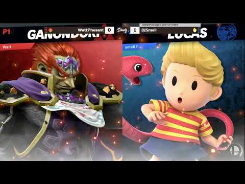 DDD 25 SSBU WR1 - WattPhesant (Ganondorf) vs DjSmell (Lucas)