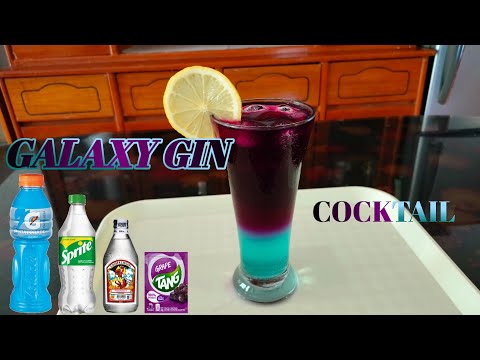 How To Make Galaxy Gin / Cocktail • Alcoholic Beverage