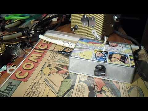 DenTone Retro Rocket slapback echo delay reverb hybrid pedal Buck Rogers 2021 Vintage comic image 4