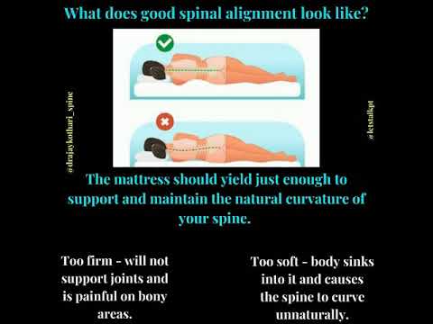 How to choose ideal mattress to avoid back pain