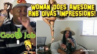 Killed It: Woman Does Perfect Impressions Of RnB Divas Singing Christmas Songs! REACTION!!!
