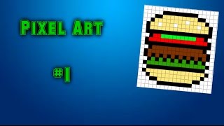 Pixel Art #1 - Hamburger - Hell Satcher