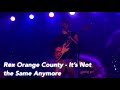Rex Orange County - It’s Not The Same Anymore (Live 1/27 @Chicago)